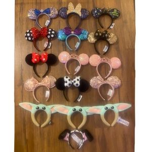 Walt Disney World Minnie Mickey Mouse Ears Lot